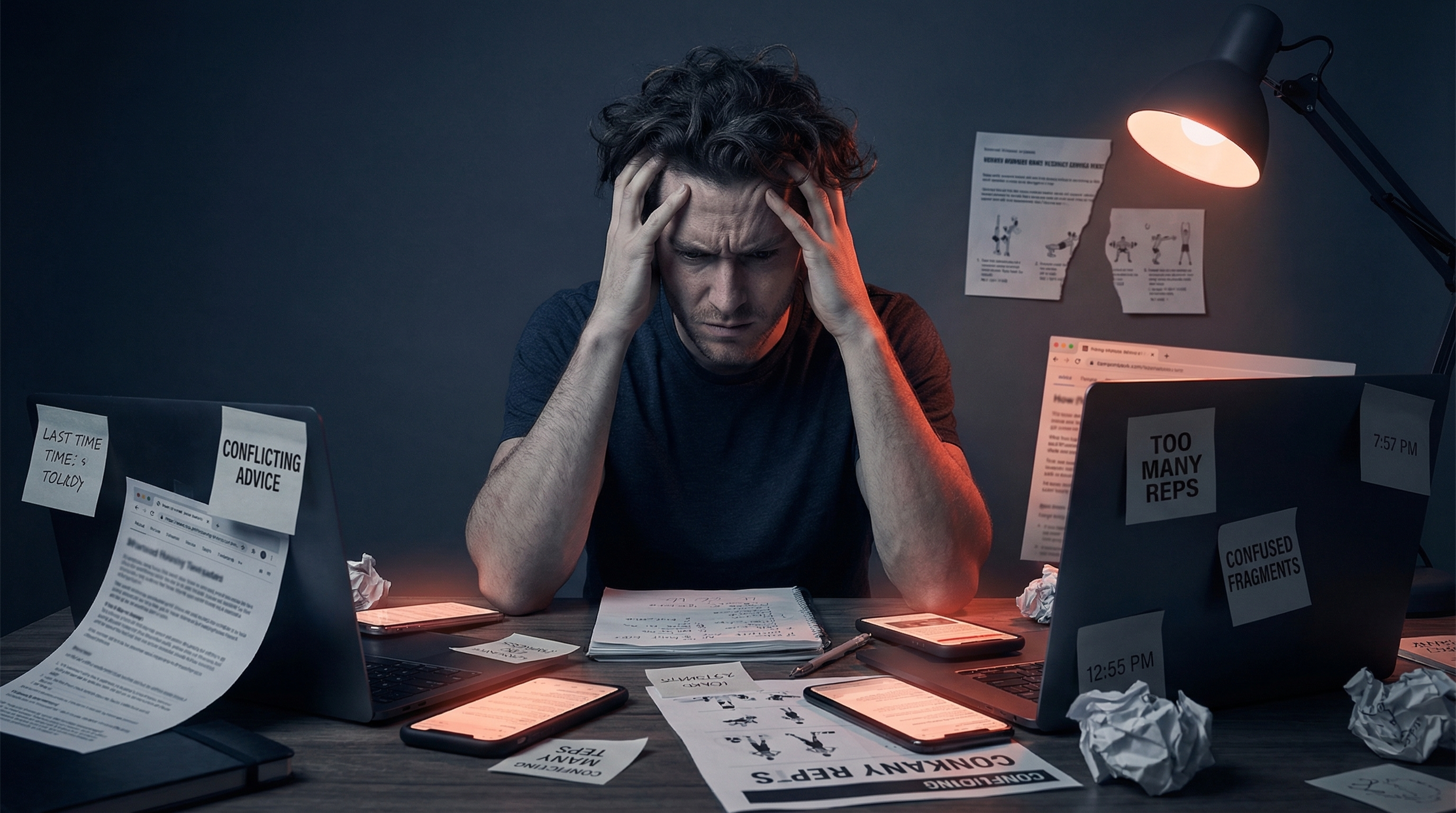 Messy and chaotic workout intel sources.